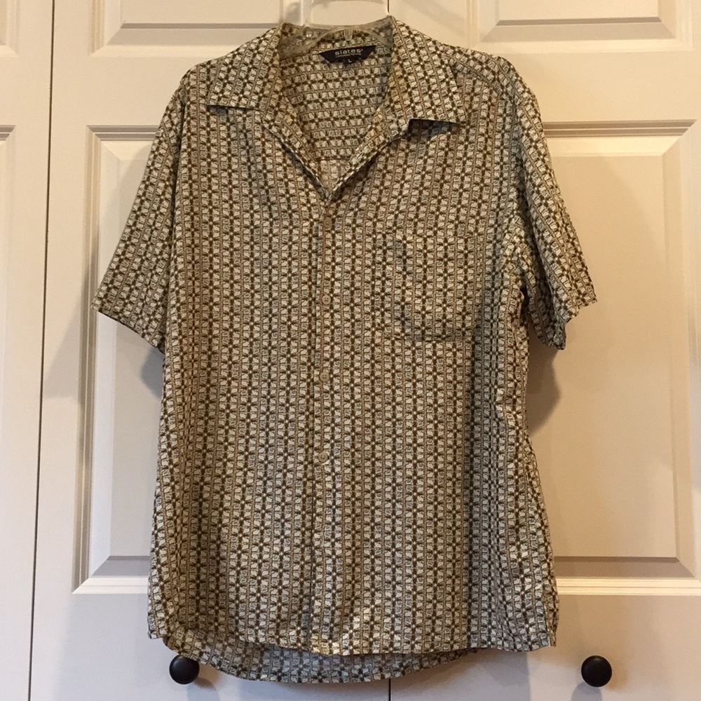 SALE 3/$15 Dockers Slates short sleeved shirt
